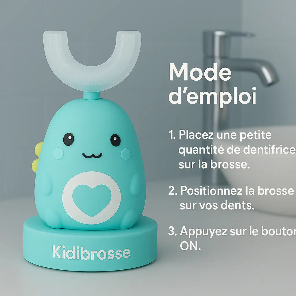 KidiBrosse: La Brosse à dents 360° pour enfants